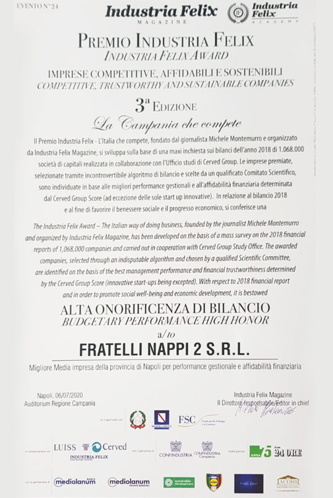 Nappi 1911 S.p.A. | Prodotti e semilavorati per la Gelateria e Pasticceria
